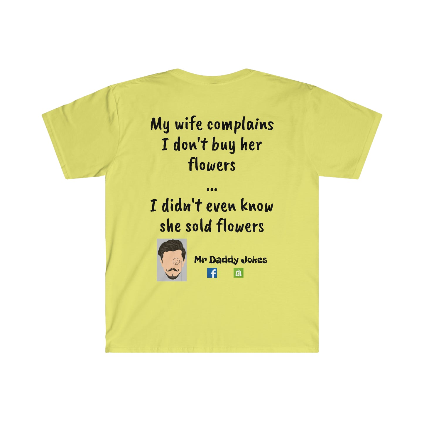 Unisex Softstyle T-Shirt - Wife Flowers - Light Colors