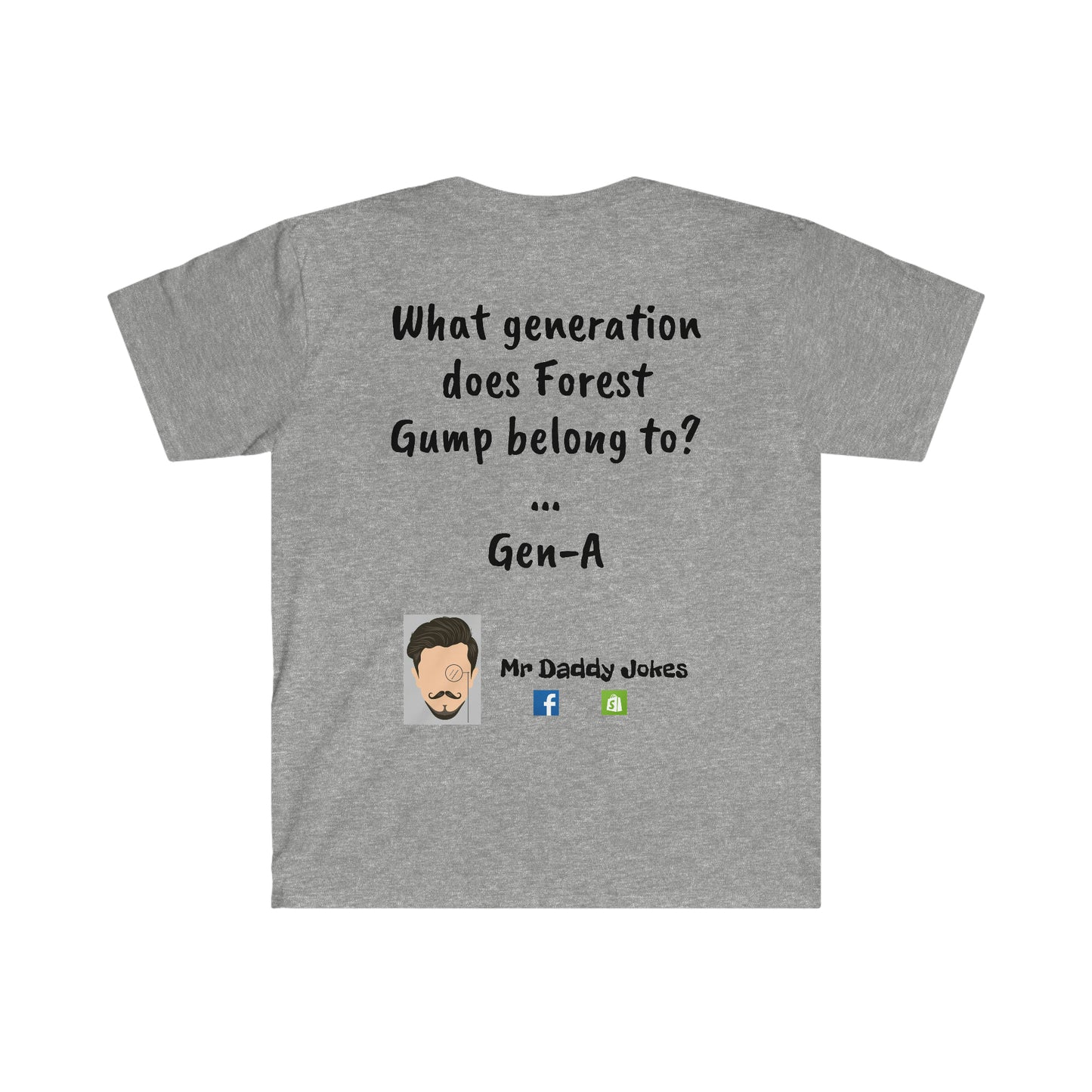 Unisex Soft Style T-Shirt - Forest Gump - Light Colors