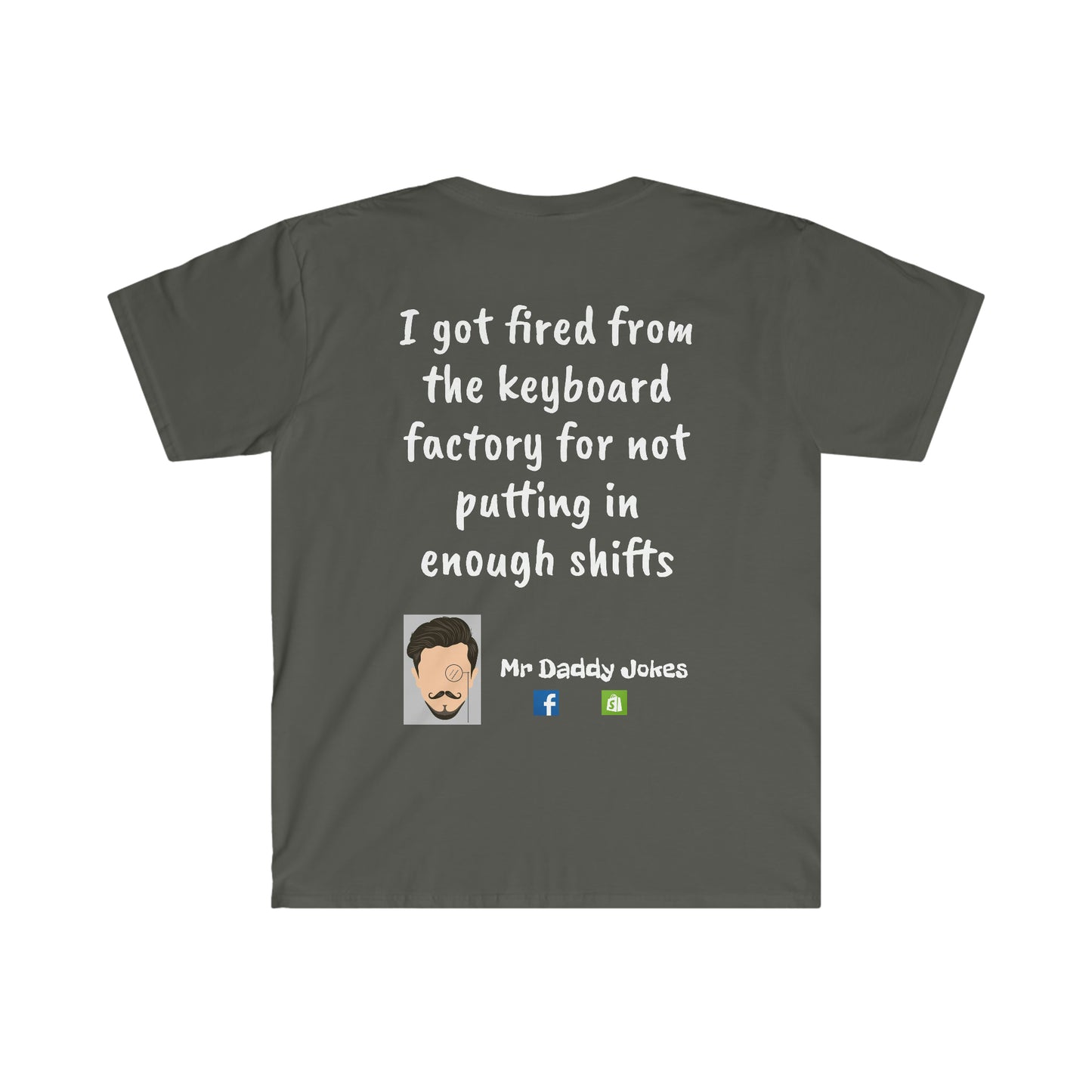 Unisex Softstyle T-Shirt - Keyboard - Dark Colors