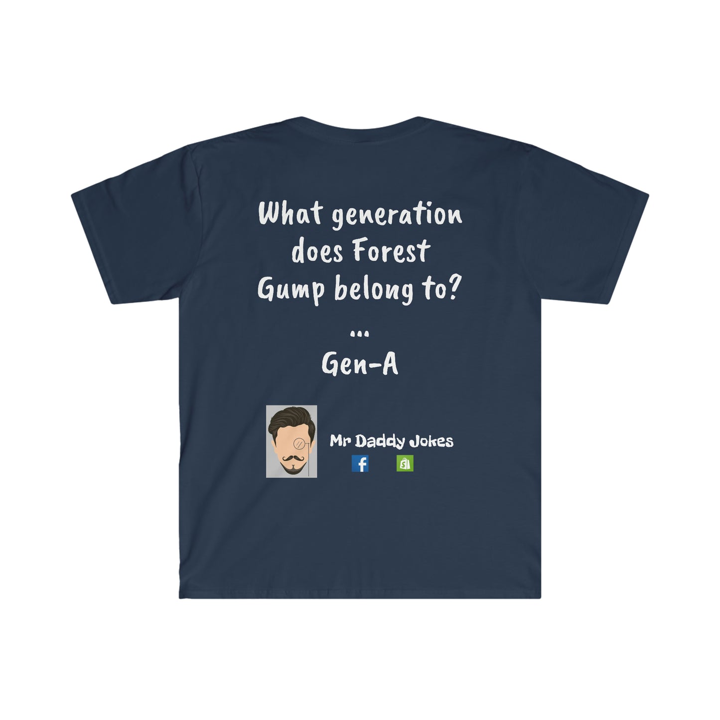 Unisex Soft Style T-Shirt - Forest Gump - Dark Colors