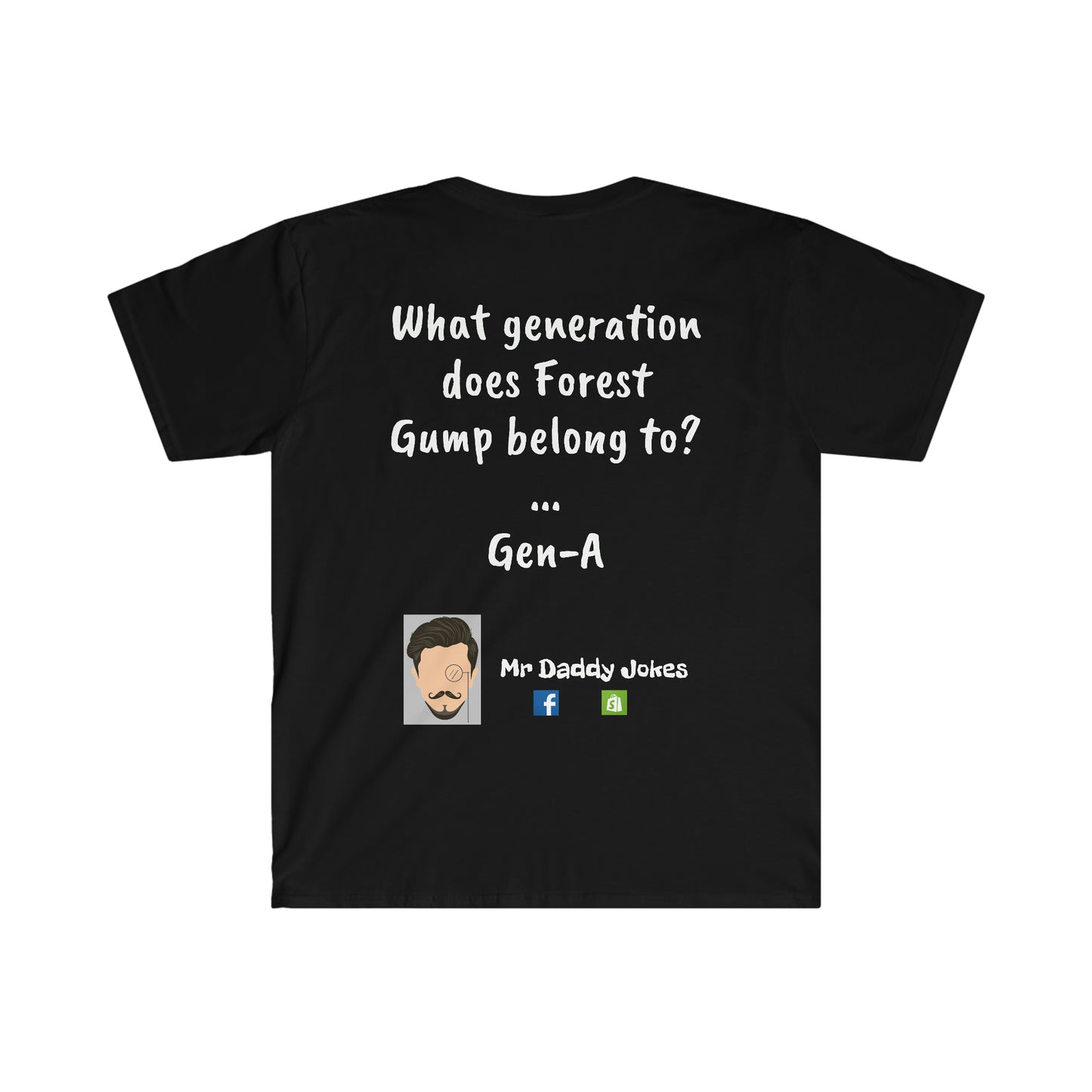 Unisex Soft Style T-Shirt - Forest Gump - Dark Colors
