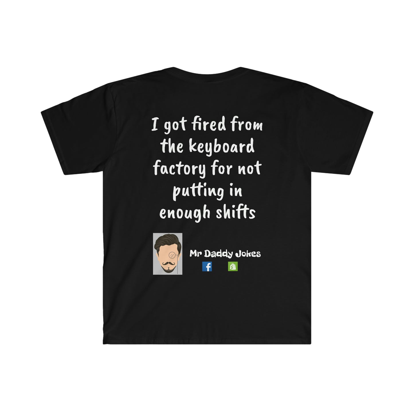 Unisex Softstyle T-Shirt - Keyboard - Dark Colors