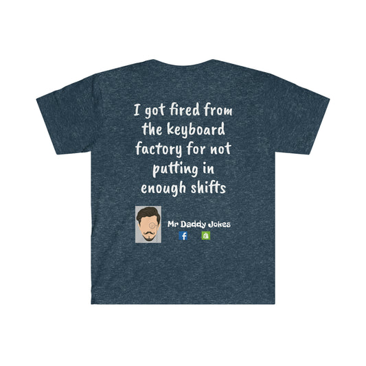 Unisex Softstyle T-Shirt - Keyboard - Dark Colors