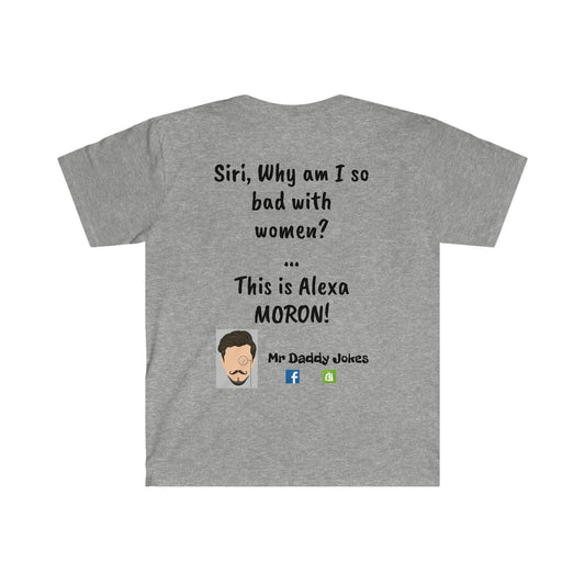 Unisex Softstyle T-Shirt - Siri Alexa - Light Colors