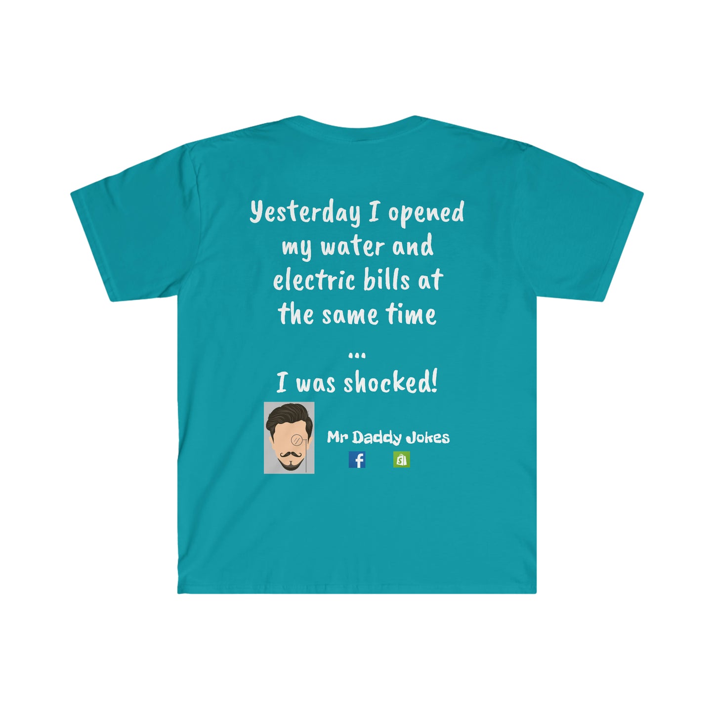 Unisex Soft Style T-Shirt - Utility Bills - Dark Colors