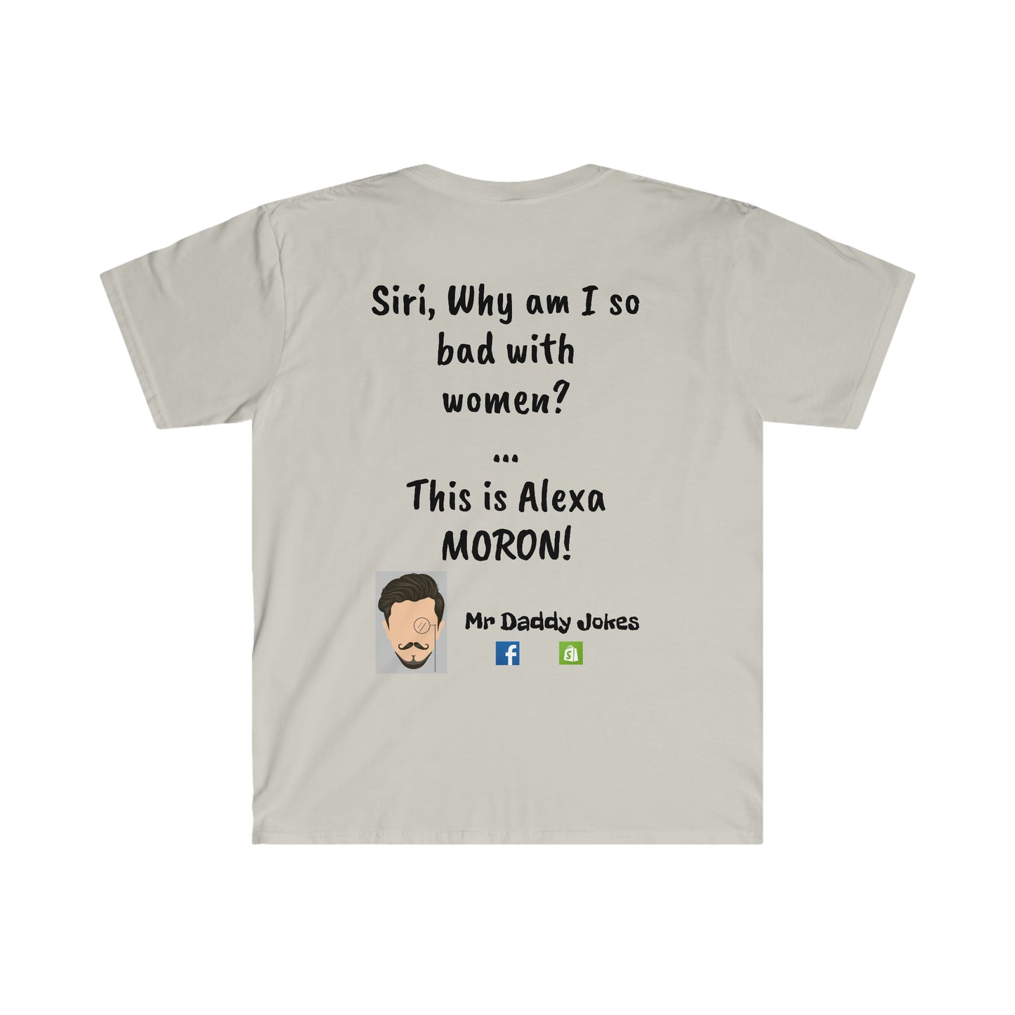Unisex Softstyle T-Shirt - Siri Alexa - Light Colors