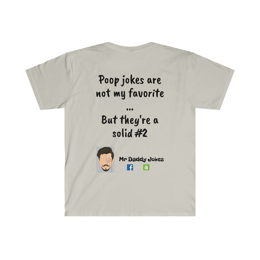 Unisex Softstyle T-Shirt - Poop Joke - Light Colors
