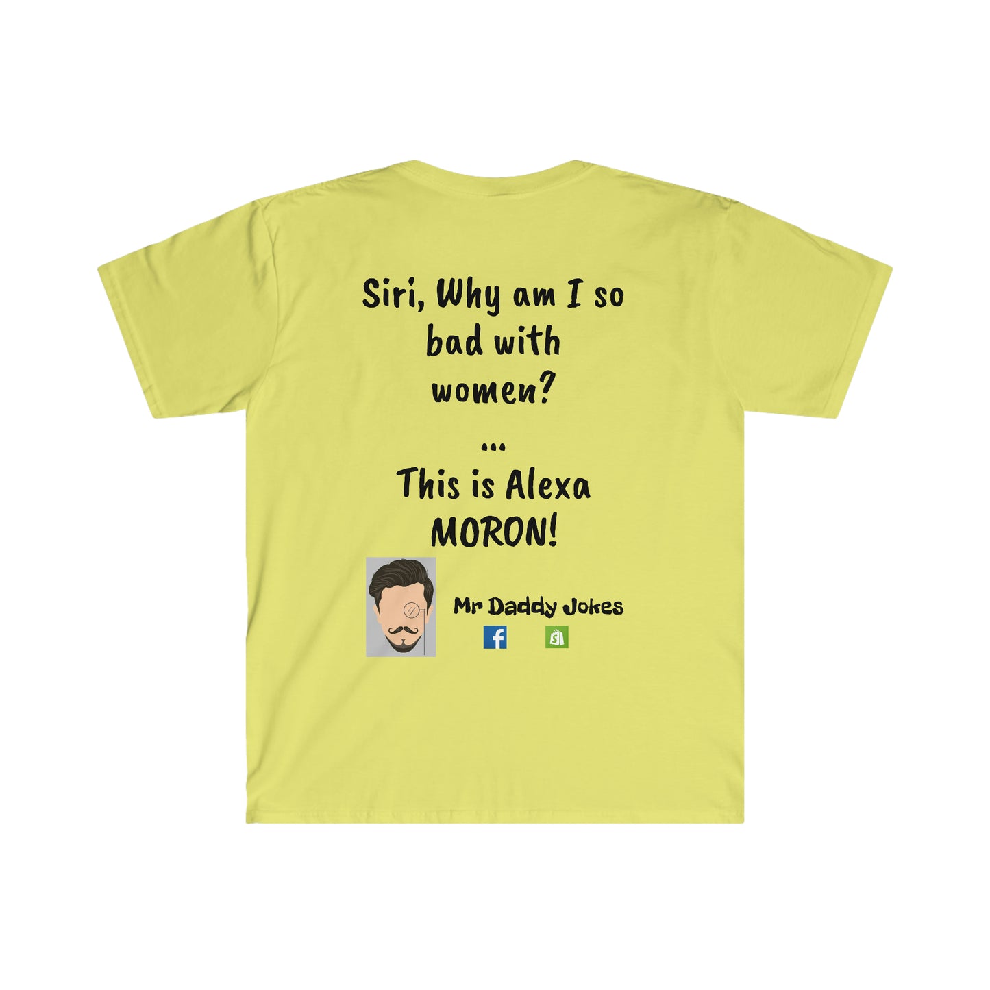 Unisex Softstyle T-Shirt - Siri Alexa - Light Colors