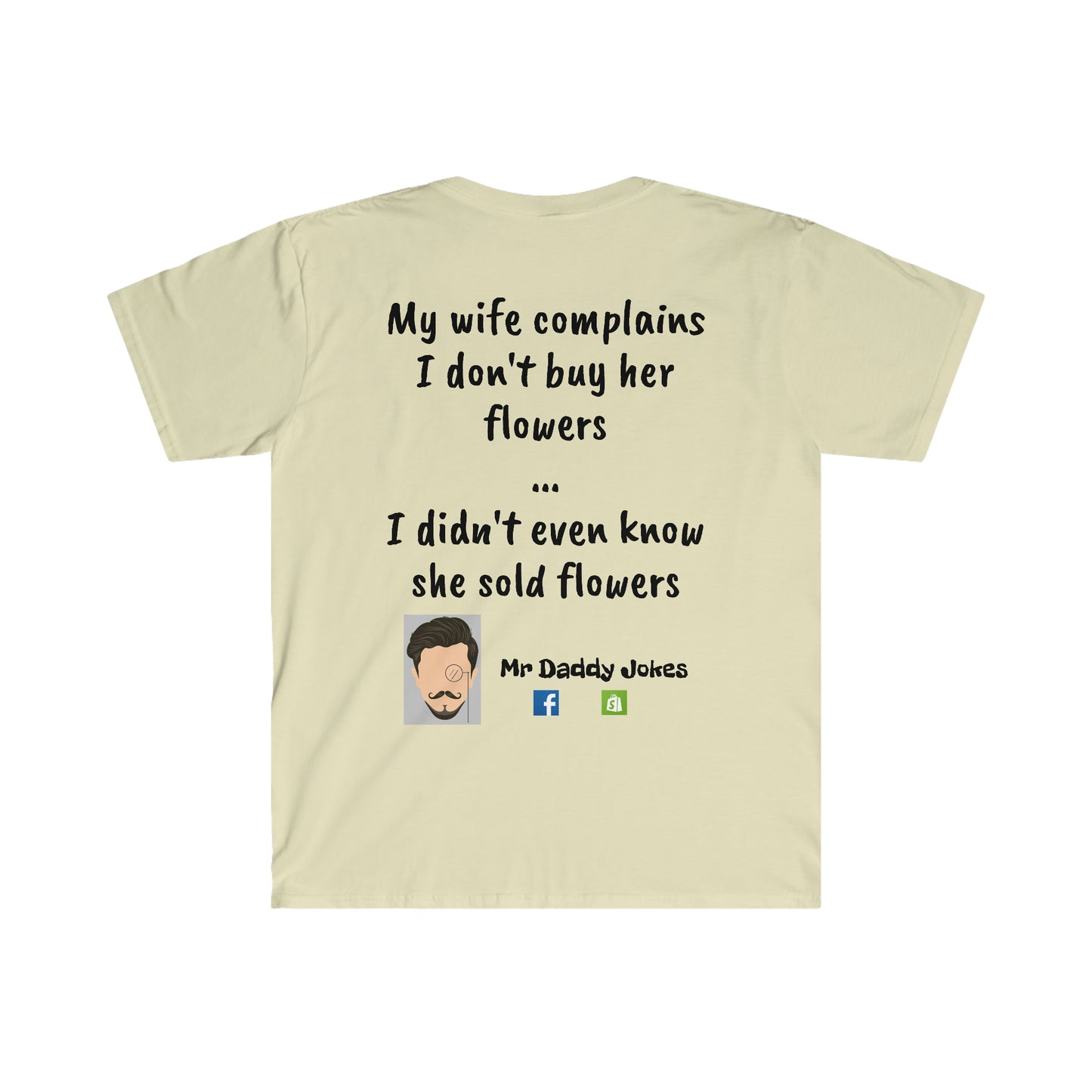 Unisex Softstyle T-Shirt - Wife Flowers - Light Colors