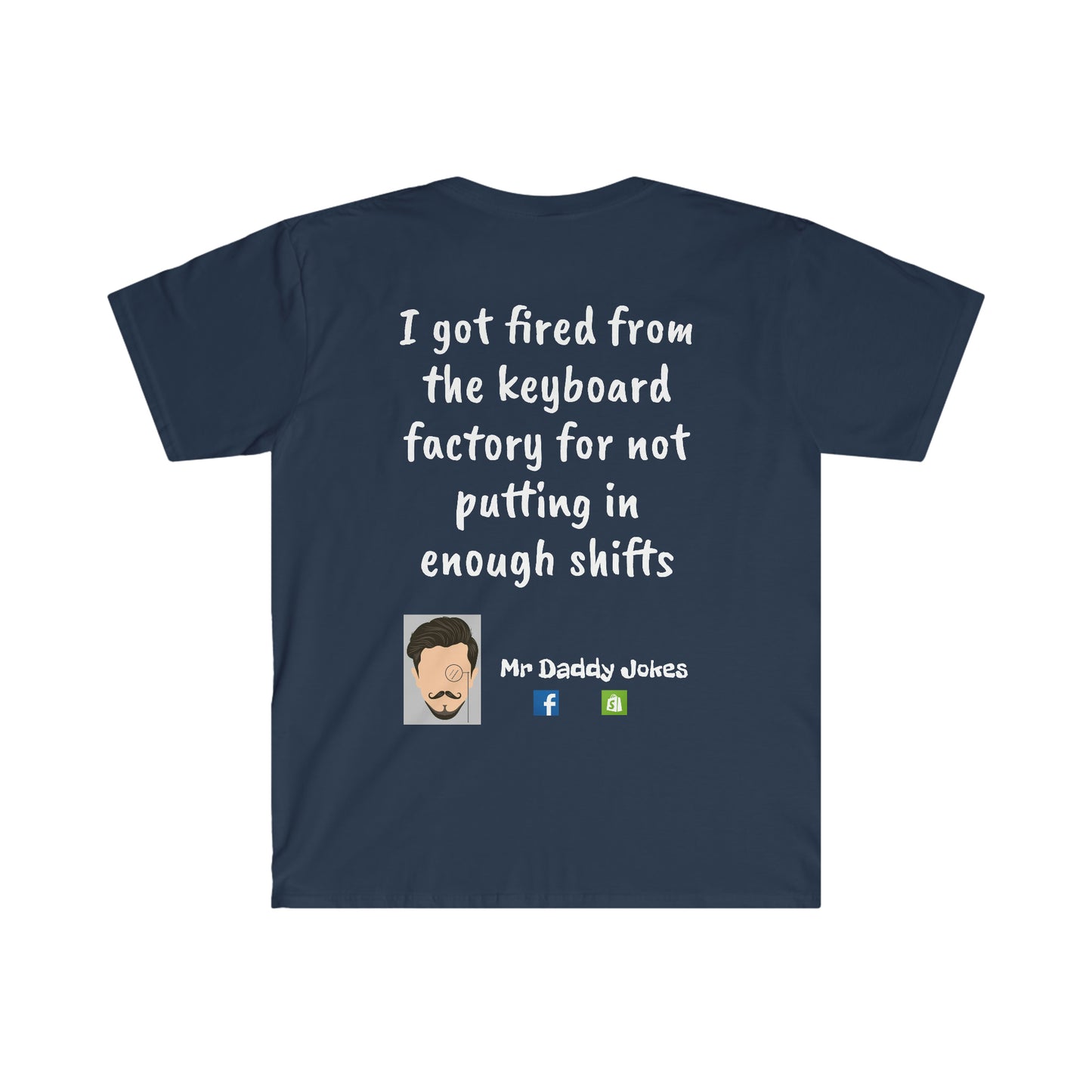 Unisex Softstyle T-Shirt - Keyboard - Dark Colors