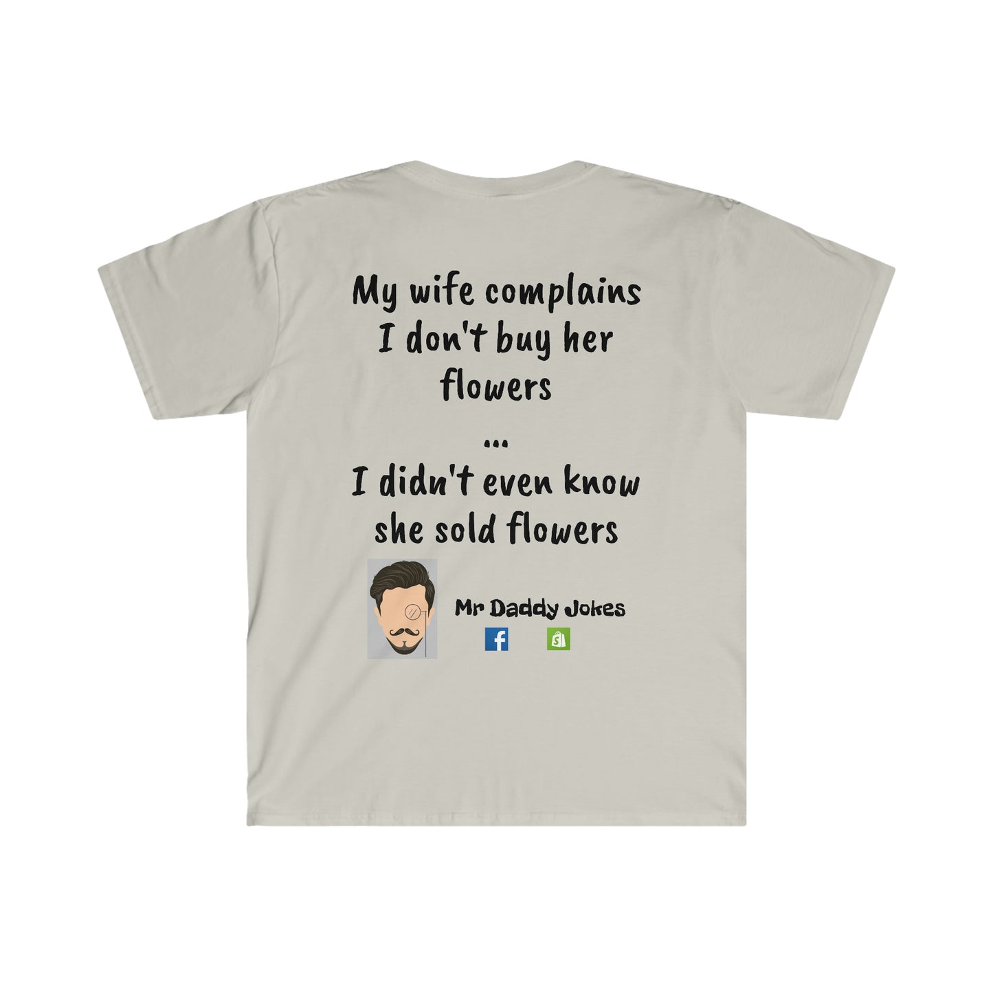 Unisex Softstyle T-Shirt - Wife Flowers - Light Colors