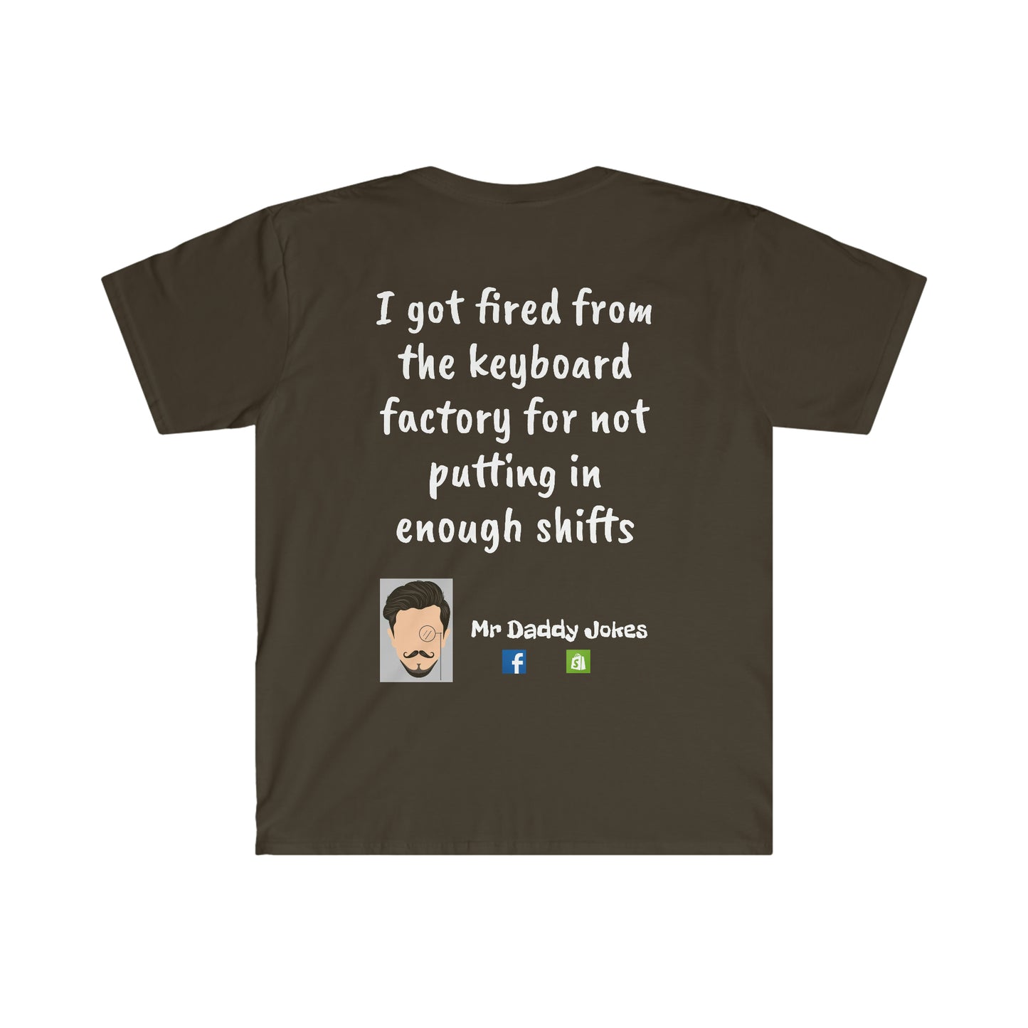 Unisex Softstyle T-Shirt - Keyboard - Dark Colors