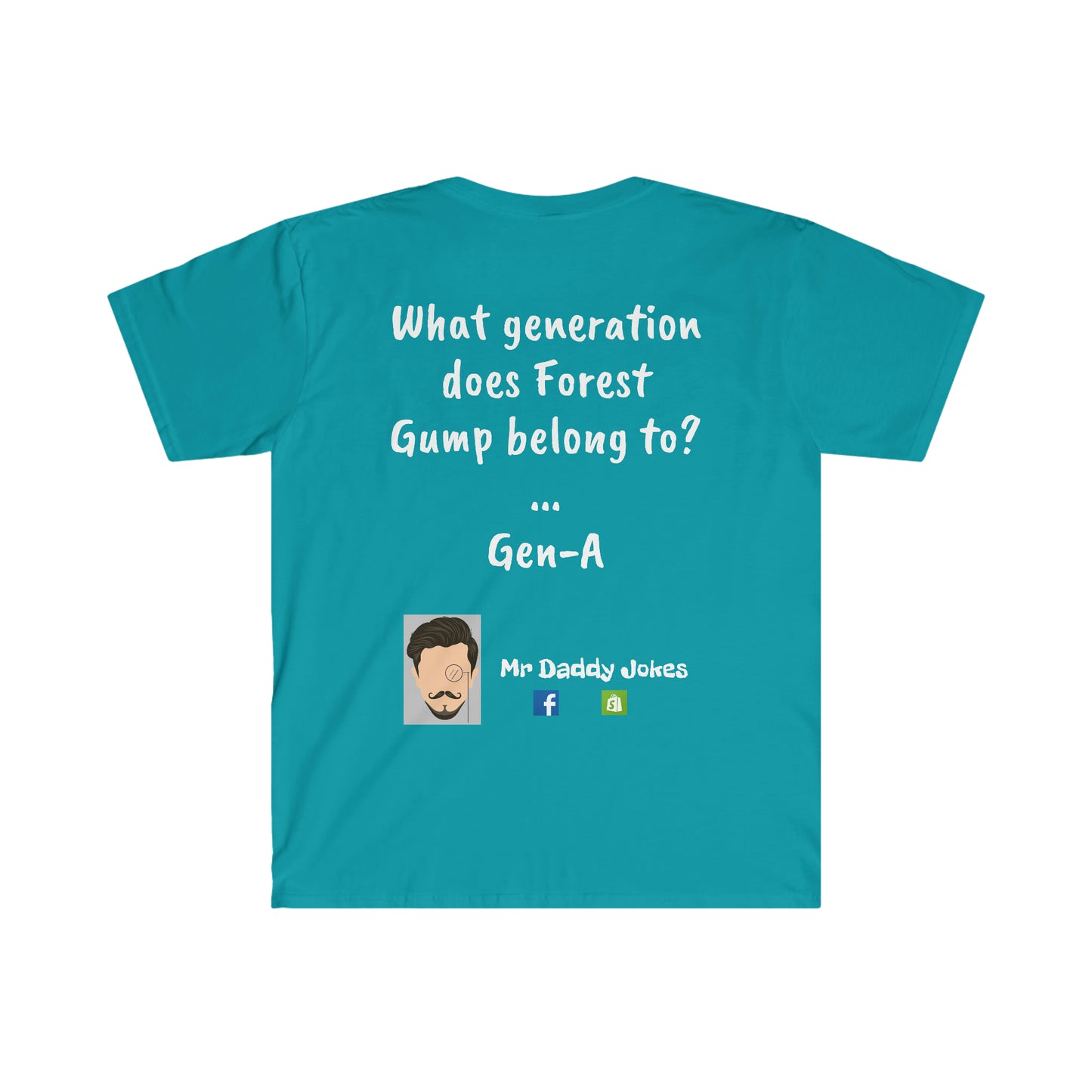 Unisex Soft Style T-Shirt - Forest Gump - Dark Colors