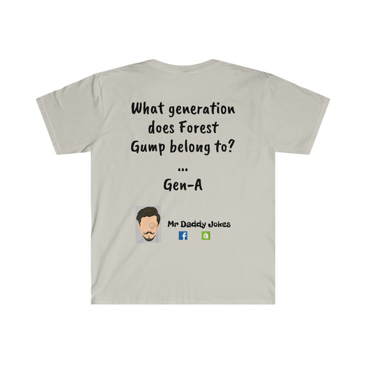 Unisex Soft Style T-Shirt - Forest Gump - Light Colors