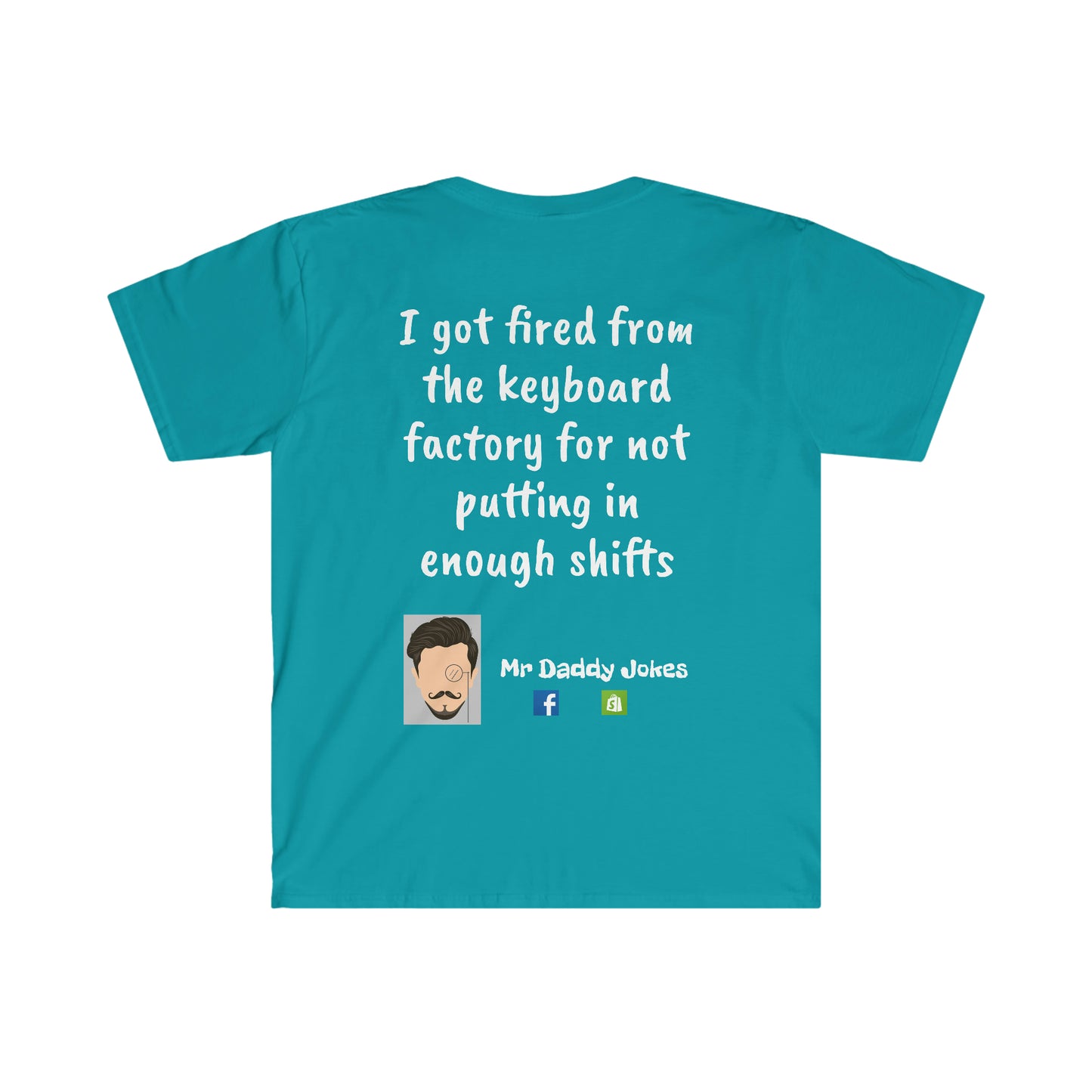 Unisex Softstyle T-Shirt - Keyboard - Dark Colors