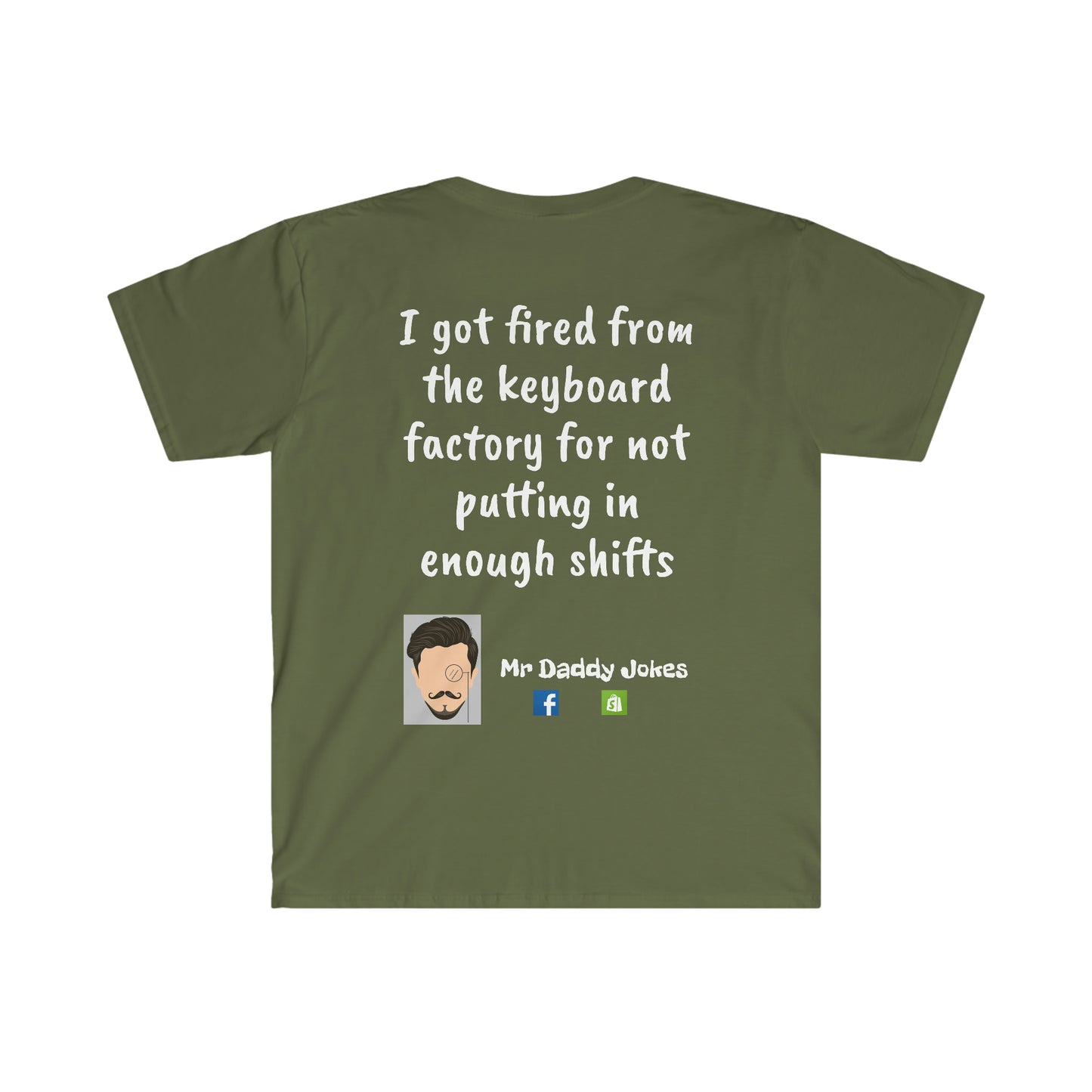 Unisex Softstyle T-Shirt - Keyboard - Dark Colors